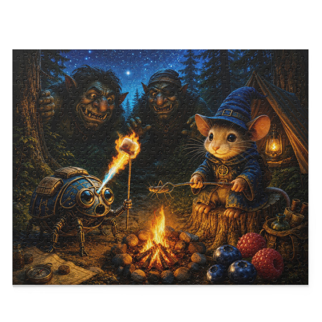 Milo & Snerditch No. 2 — Camping with Trolls Collectible Jigsaw Puzzle (120/252/500 pieces)