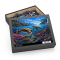 Ocean Portals No. 1 — Pufferfish Cove Collectible Jigsaw Puzzle (120/252/500 pieces)
