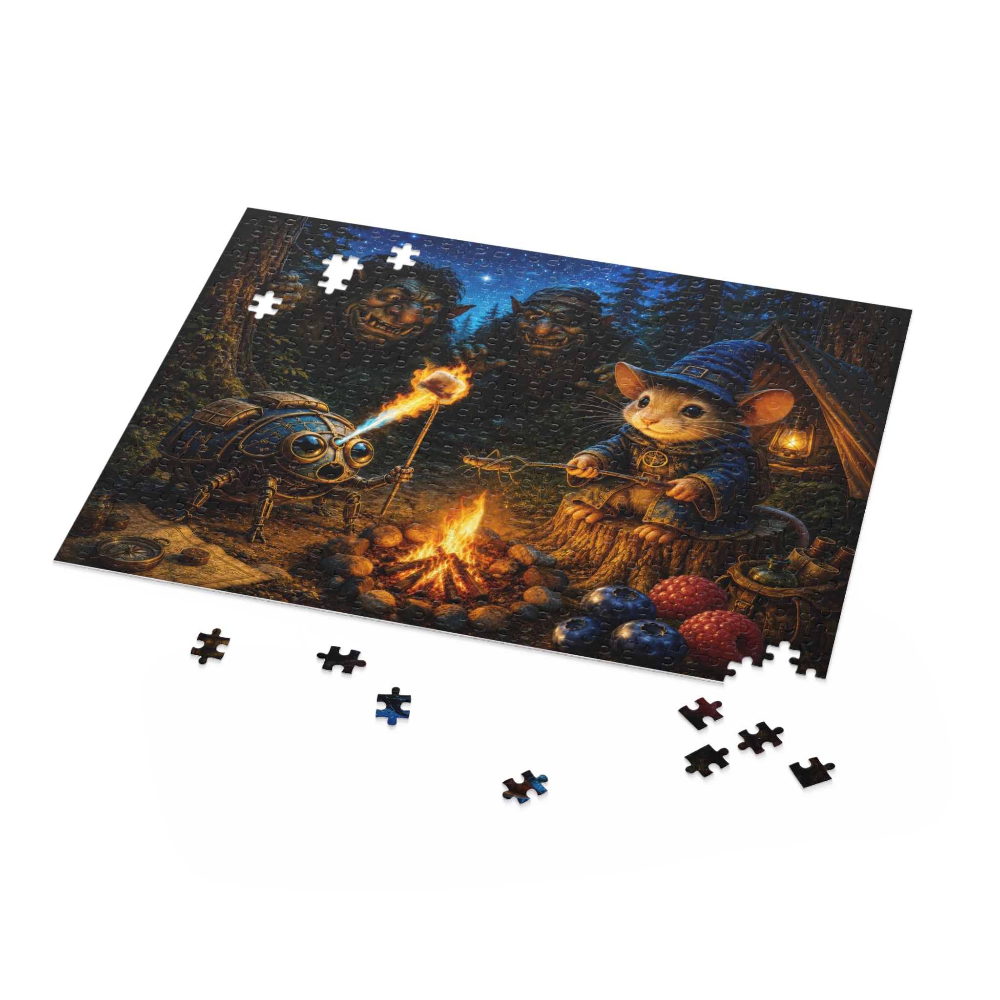 Milo & Snerditch No. 2 — Camping with Trolls Collectible Jigsaw Puzzle (120/252/500 pieces)